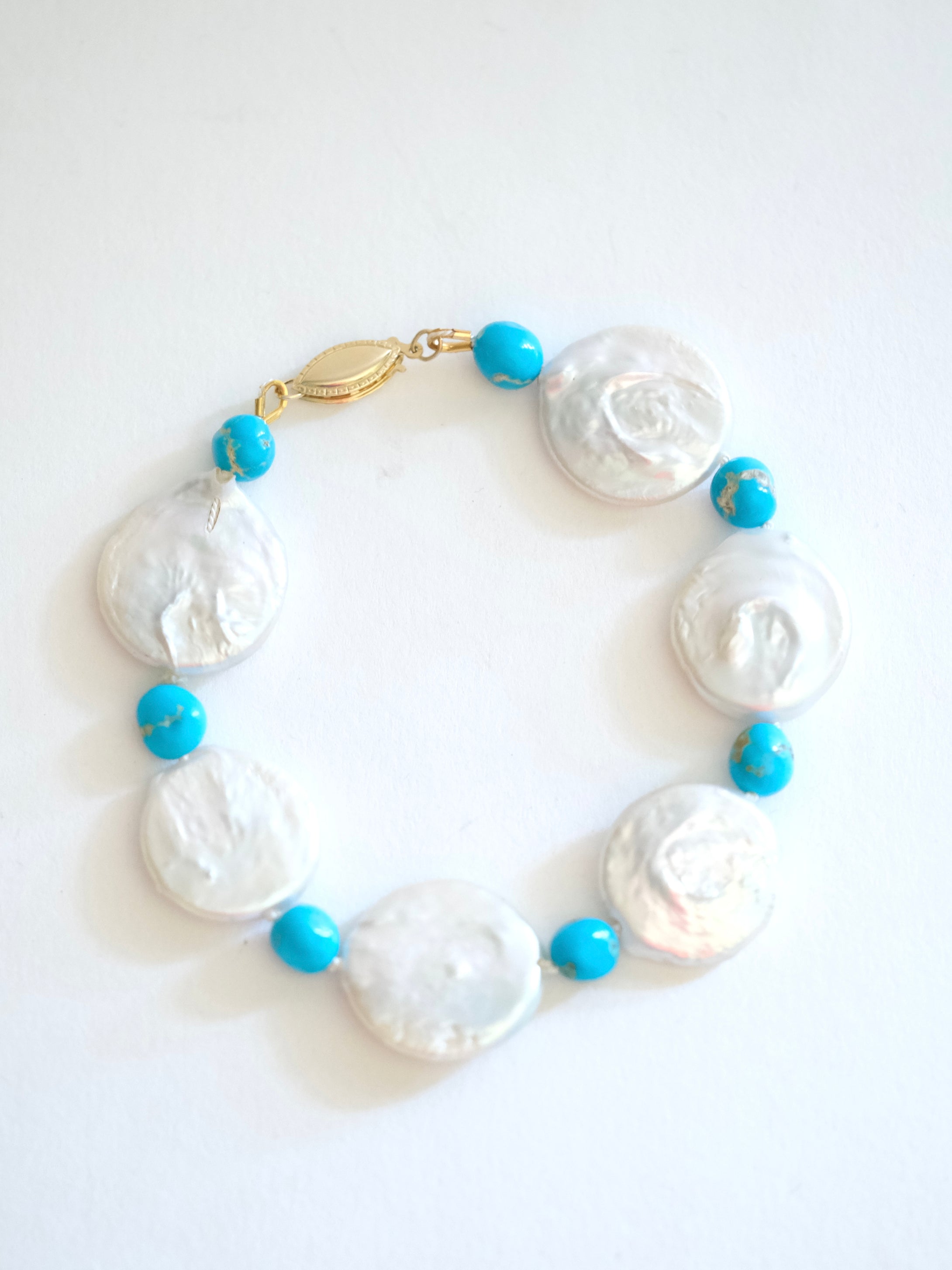 Pearl and Turquoise Bracelet