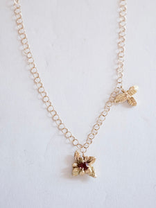 Flower Charm Necklace