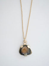 Load image into Gallery viewer, Tourmaline and Gold Pendant
