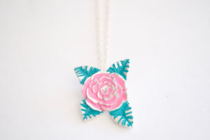 Pink Flora Pendant