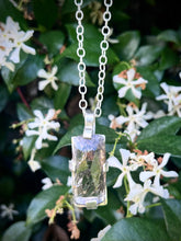 Load image into Gallery viewer, Tourmalated Quartz Pendant Necklace in Silver
