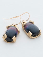 Load image into Gallery viewer, Bicolored Tourmaline Dangle Earrings
