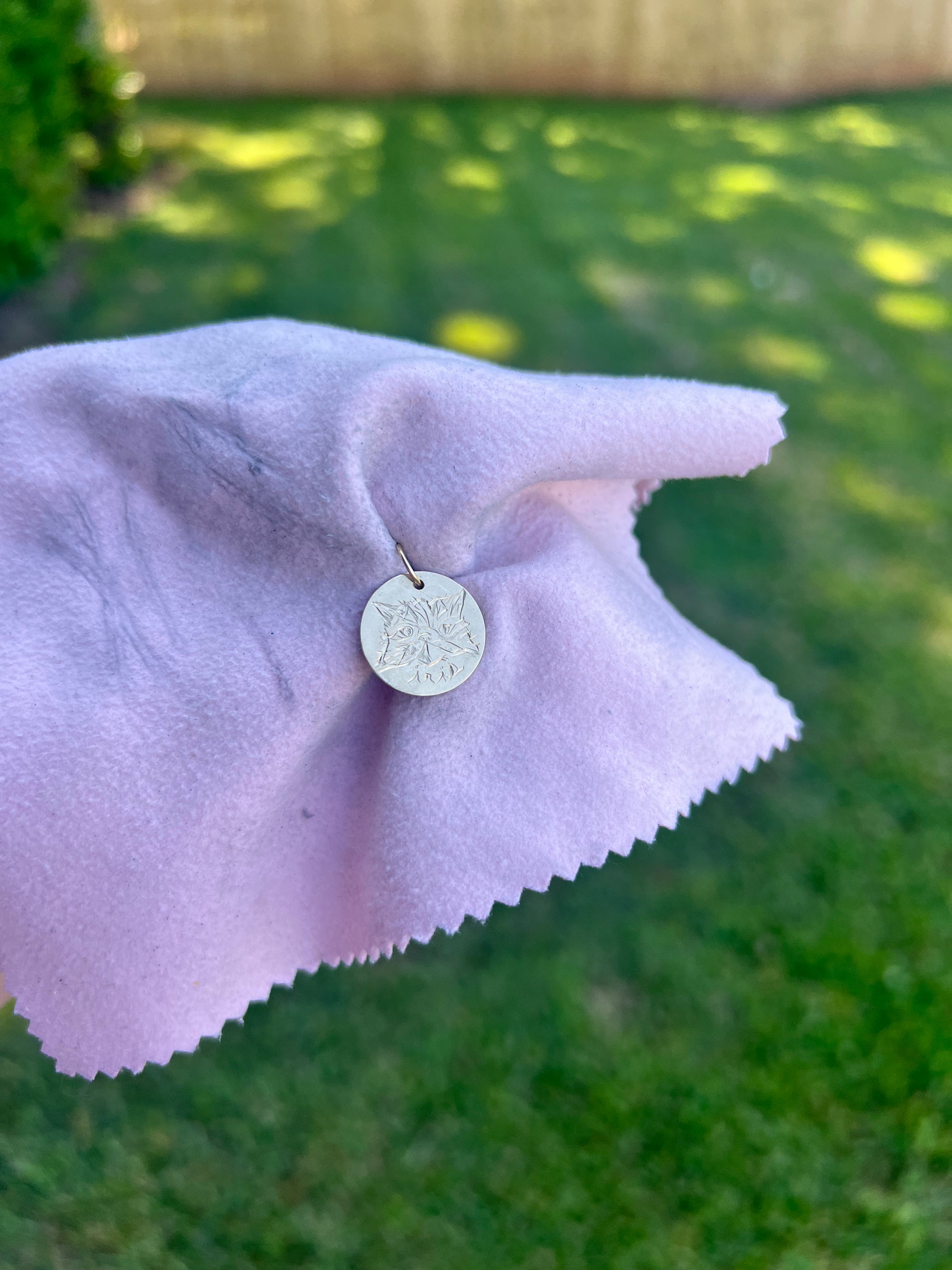 Custom Pet Portrait Pendant Necklace