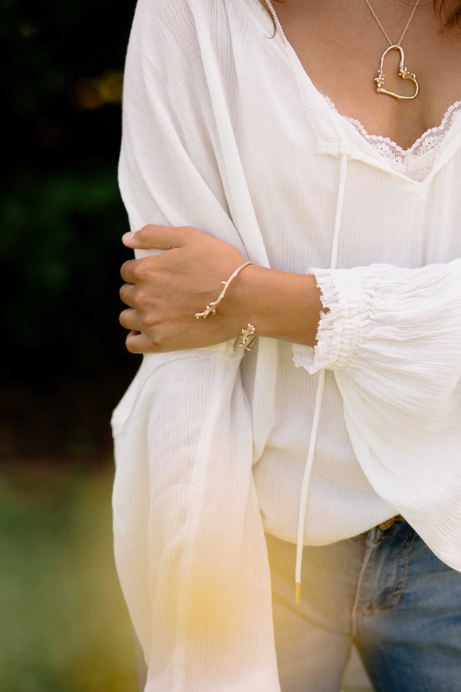 Twig Wrap Cuff Bracelet