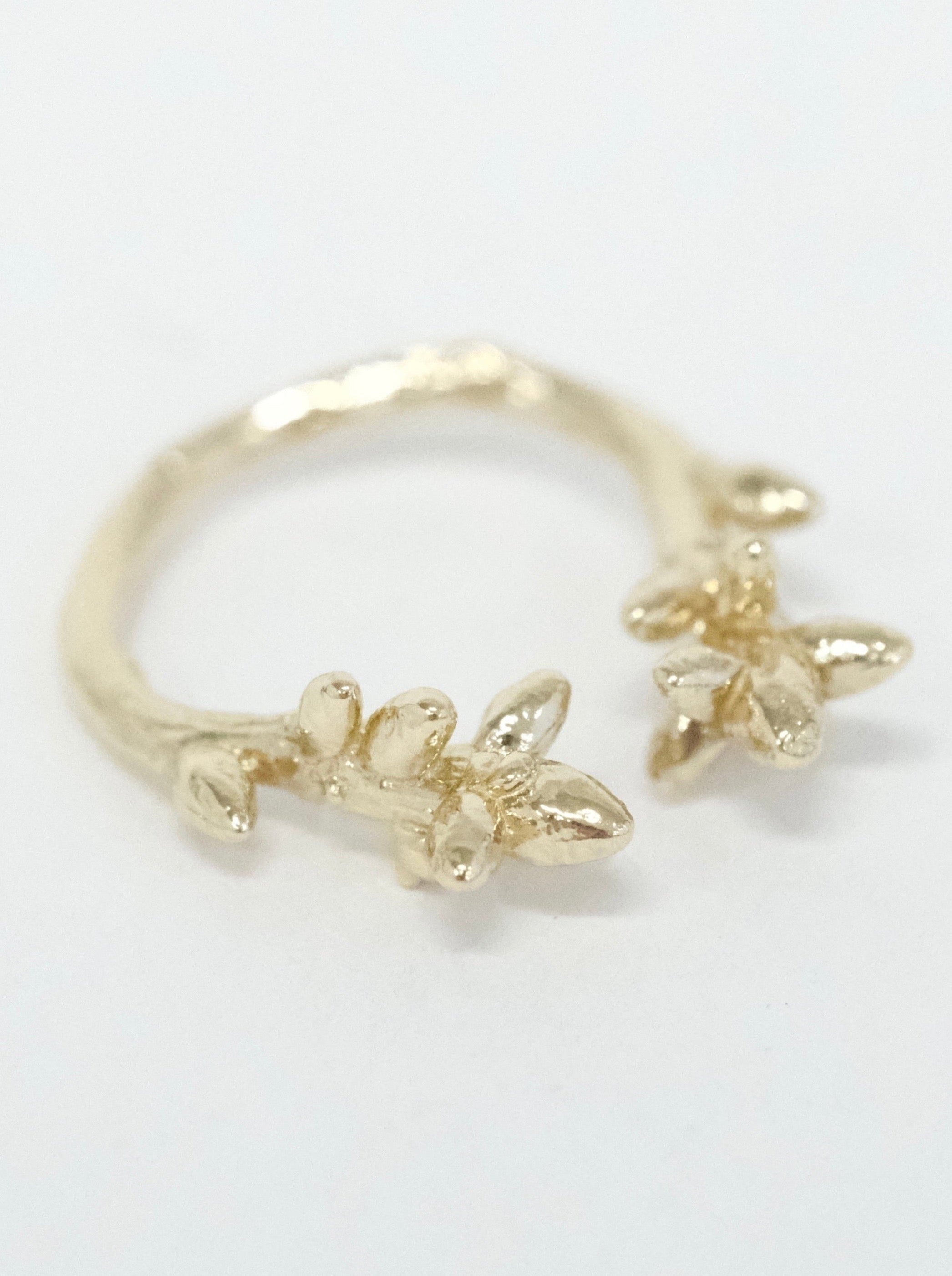 Double Twig Wrapping Ring